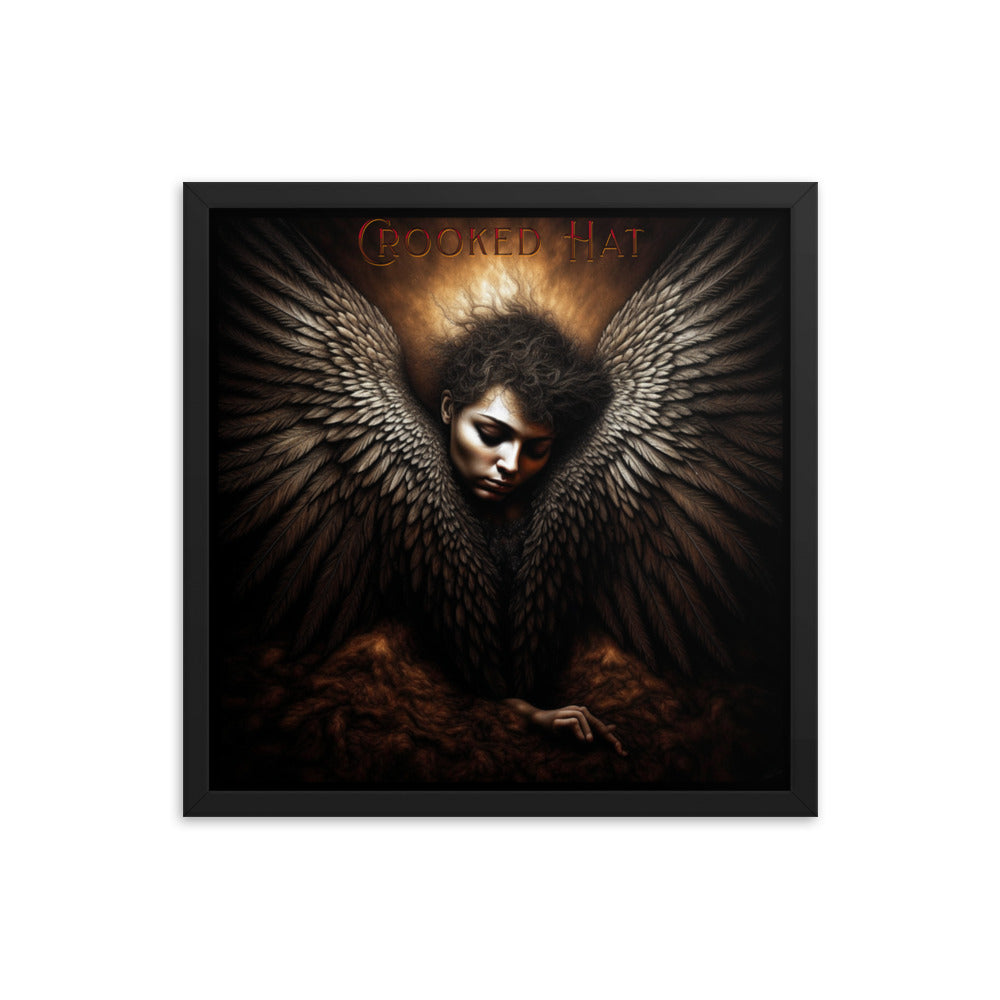 Framed poster