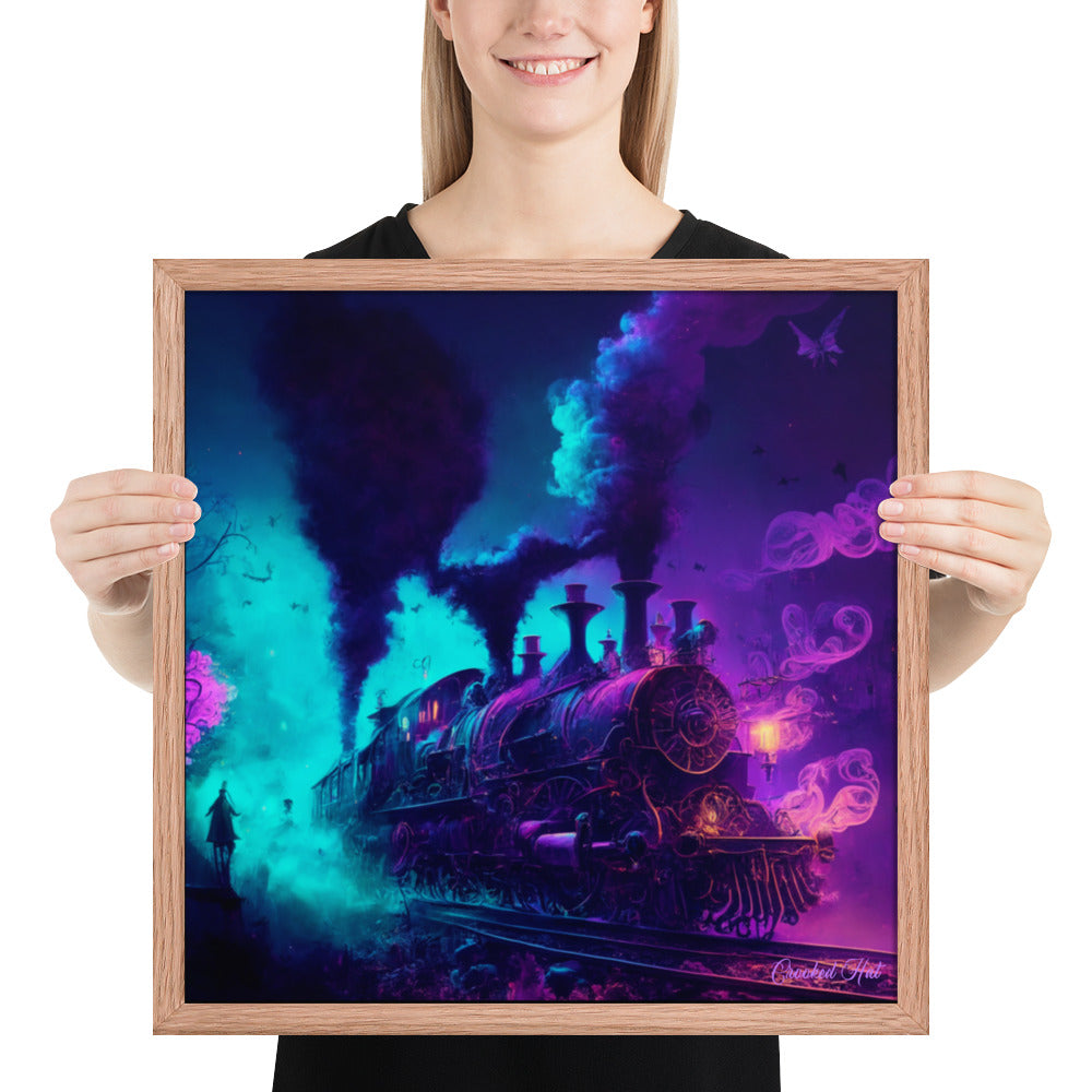 Framed poster