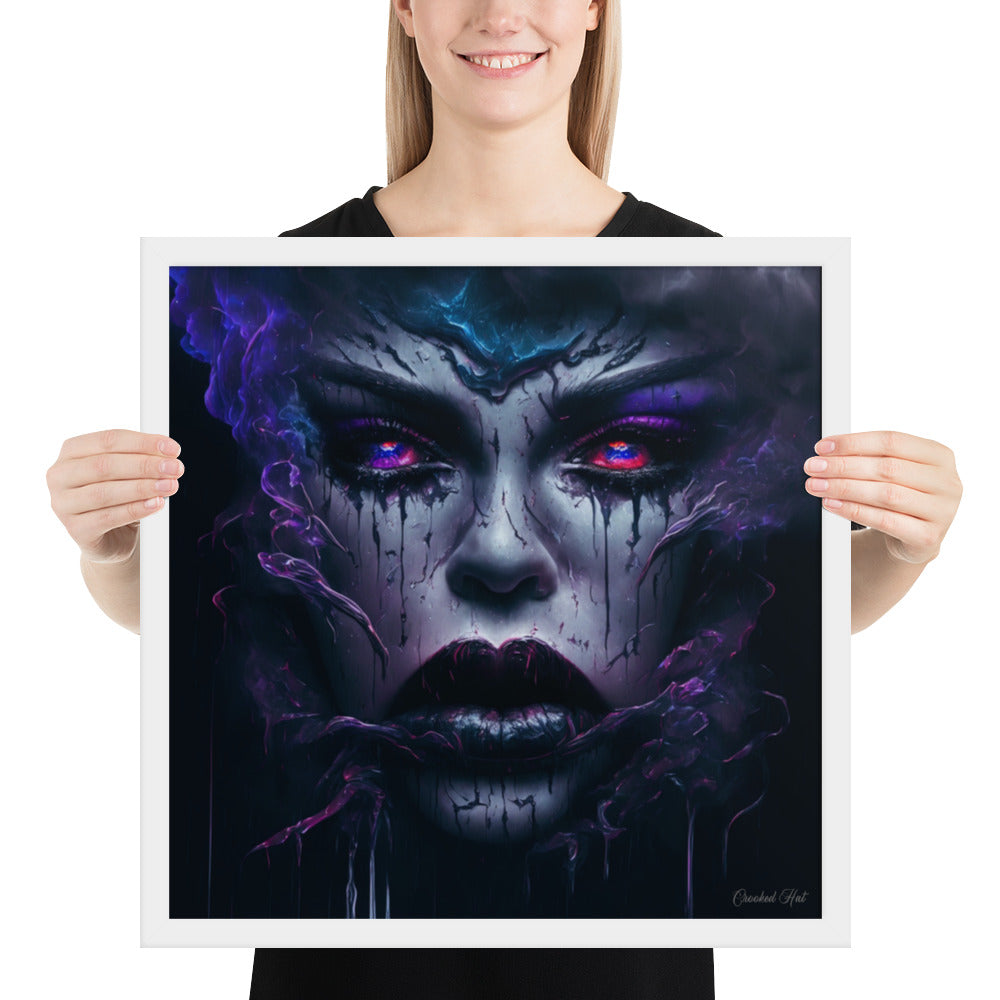 Framed poster