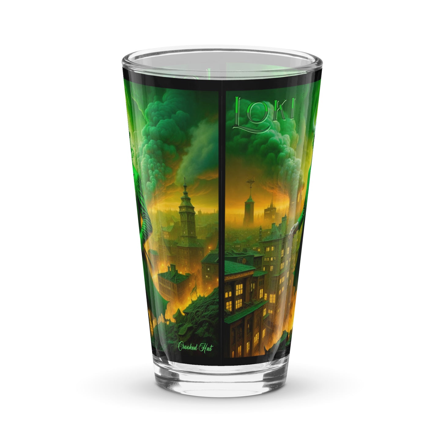 Shaker pint glass