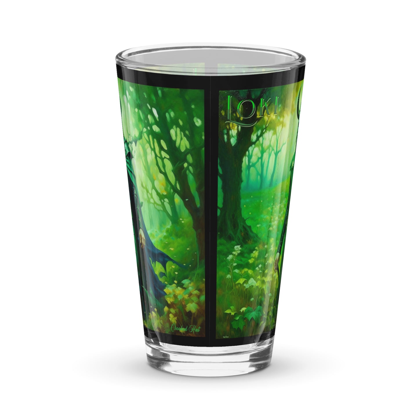 Shaker pint glass