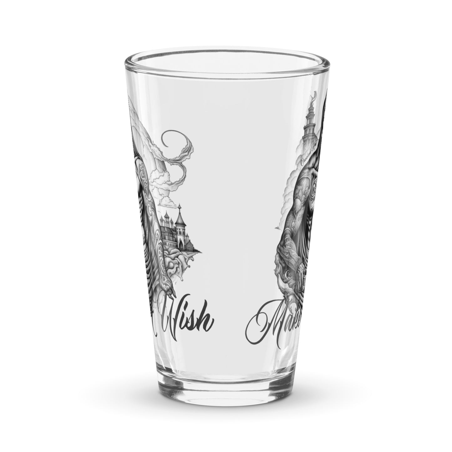 Shaker pint glass