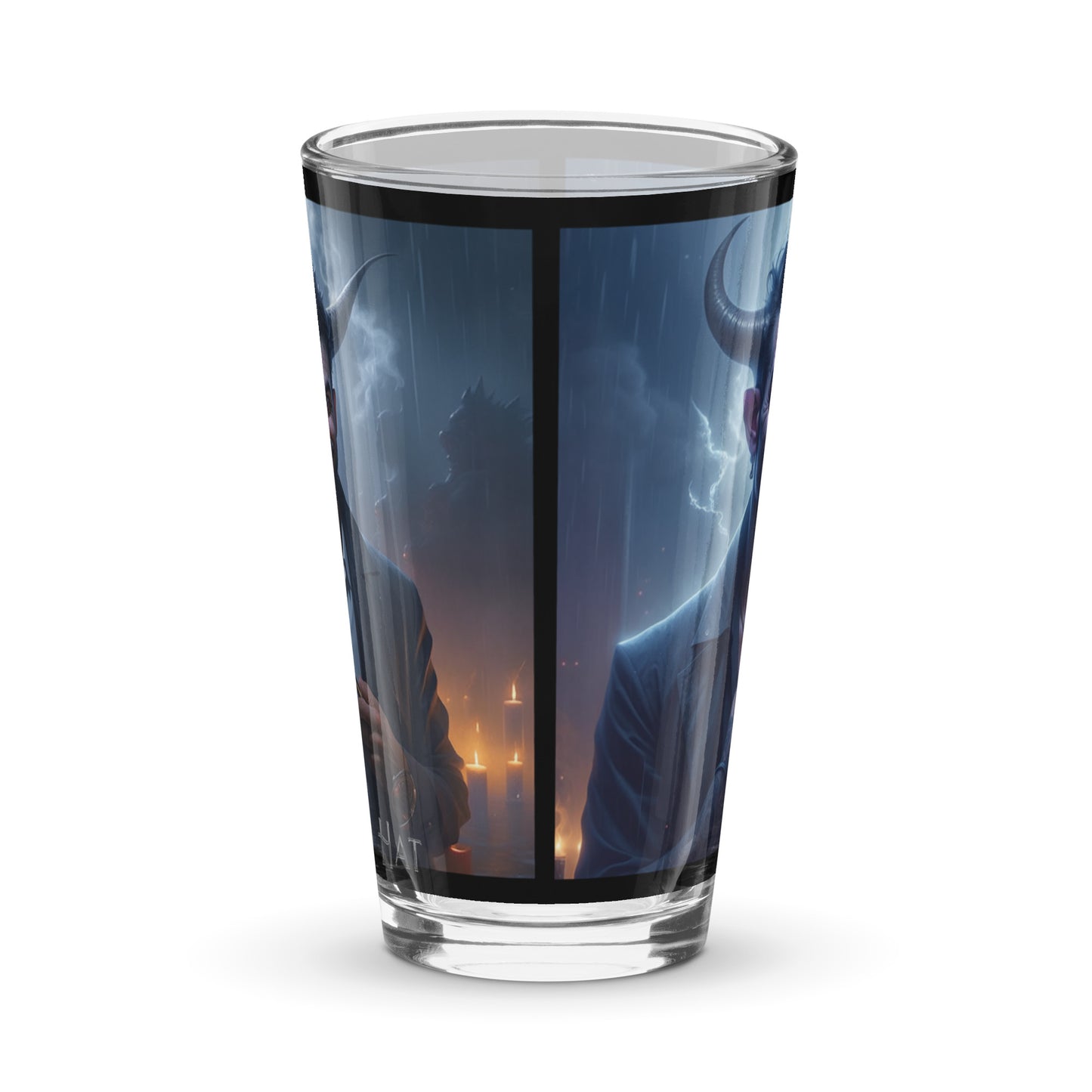 Shaker pint glass