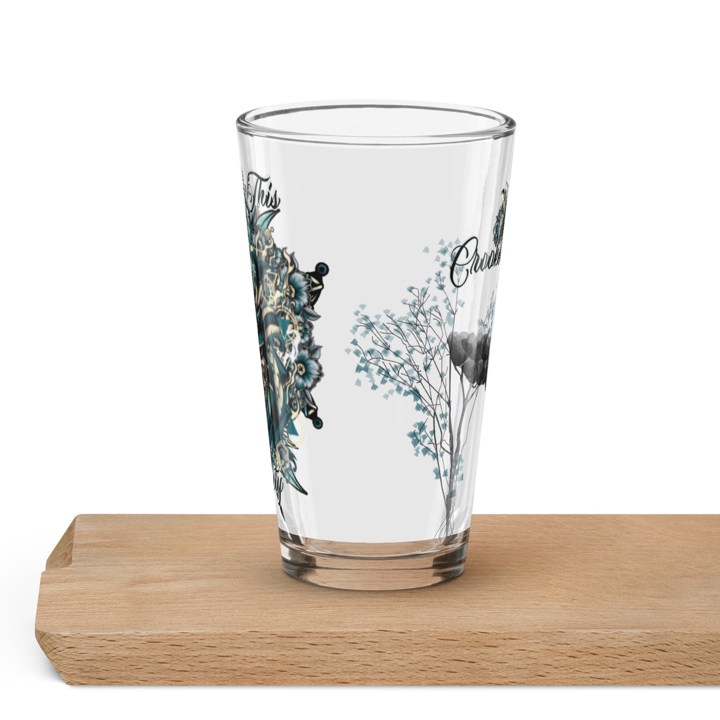 Shaker pint glass