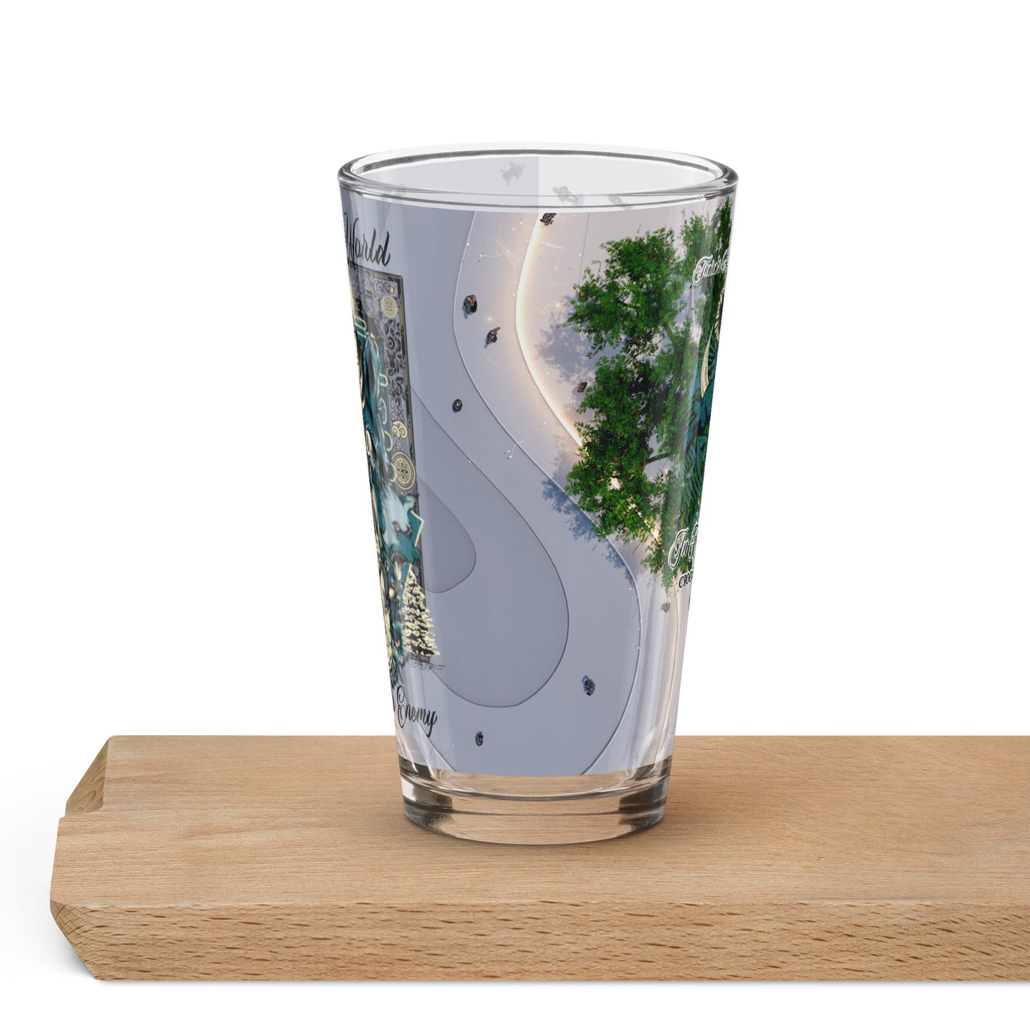 Shaker pint glass