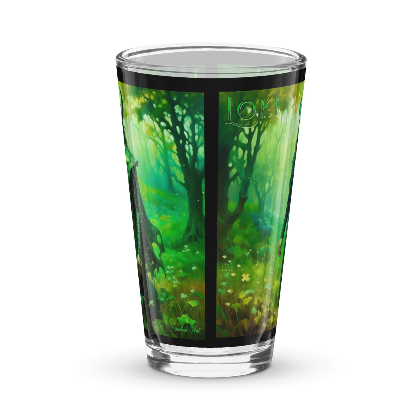 Shaker pint glass