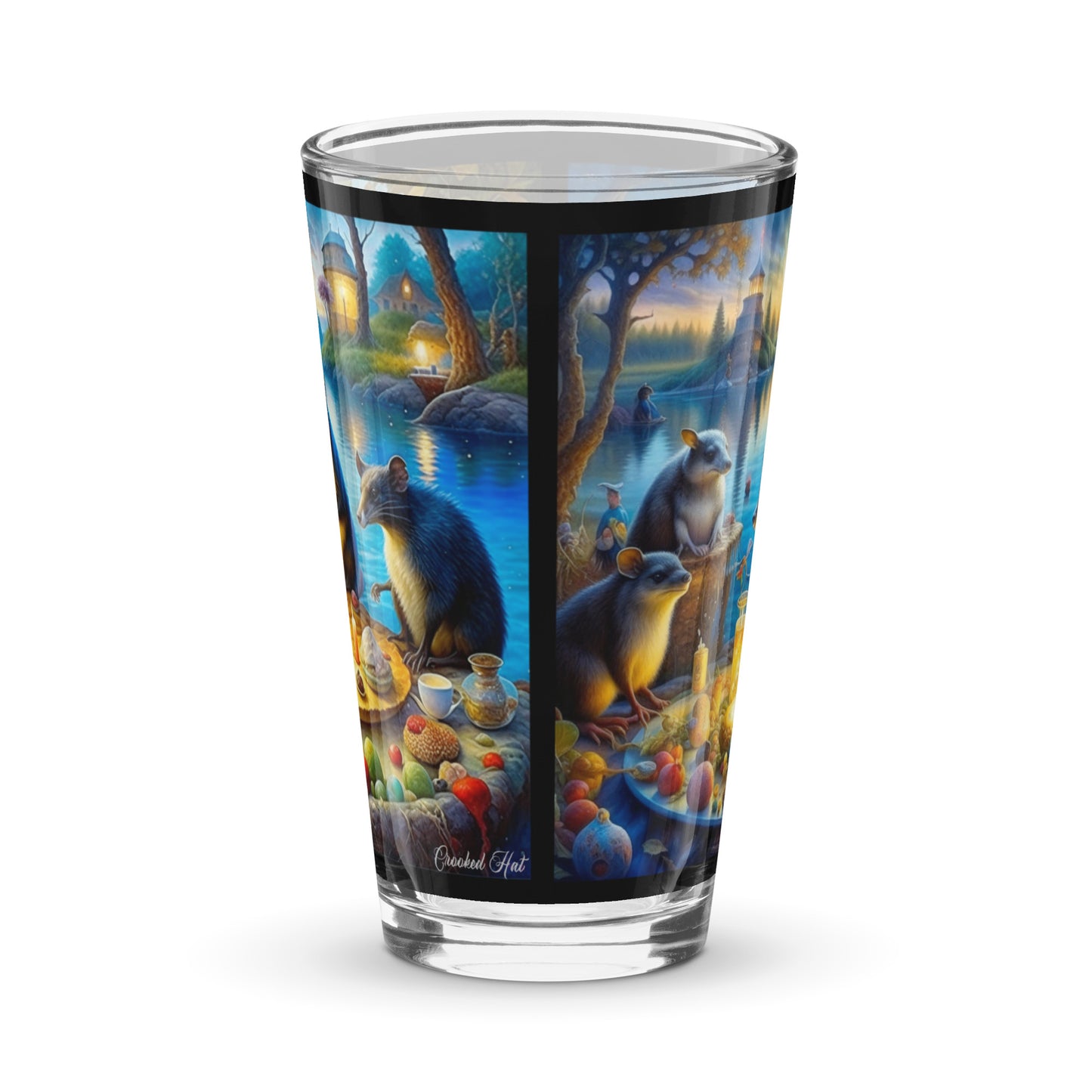 Shaker pint glass