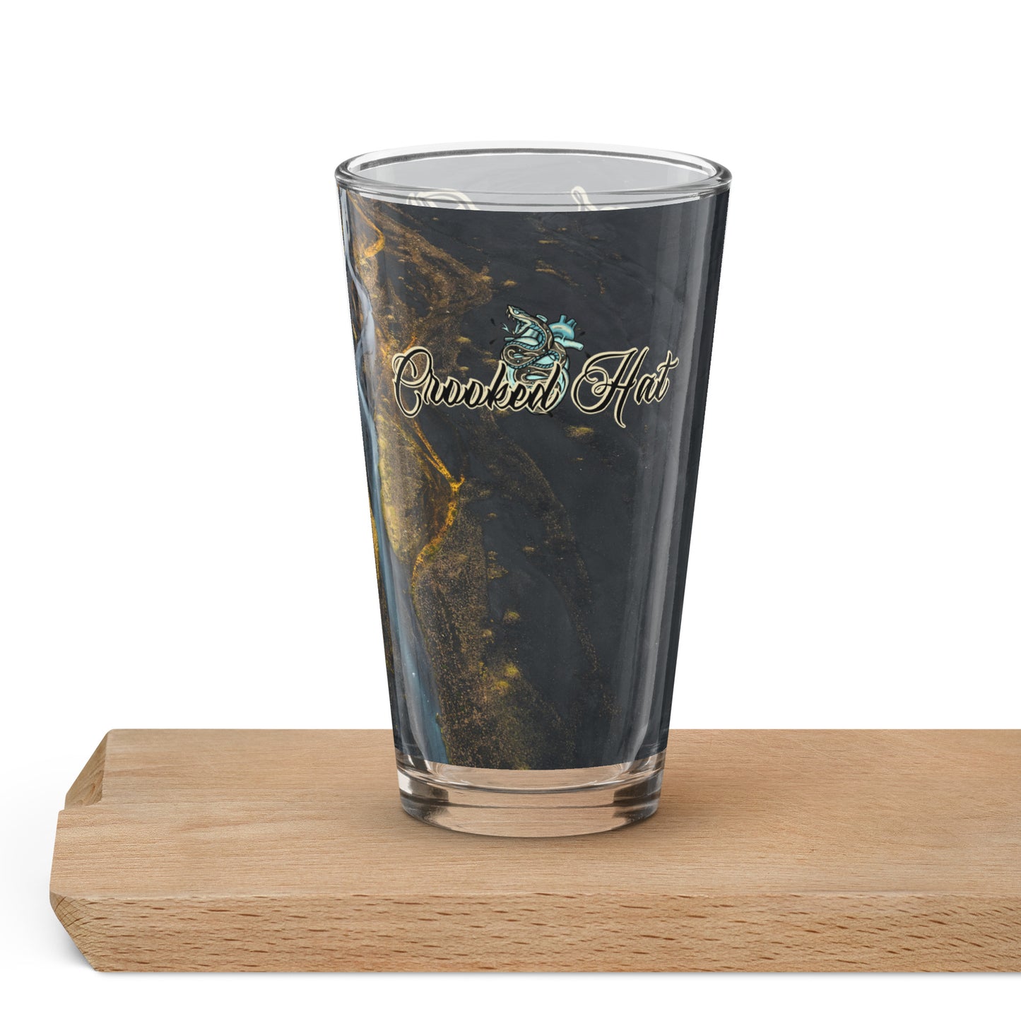 Shaker pint glass