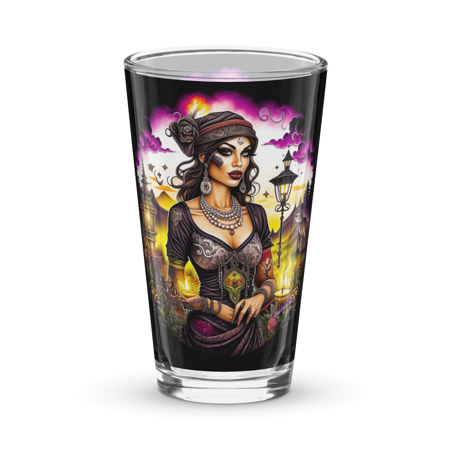 Shaker pint glass
