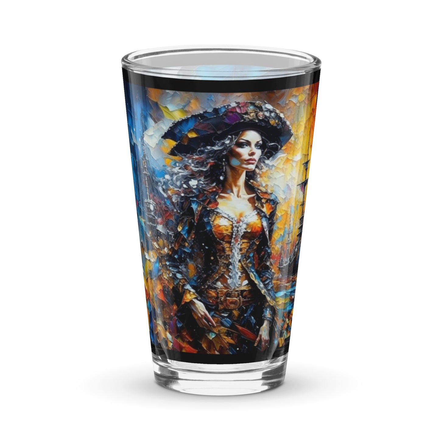 Shaker pint glass