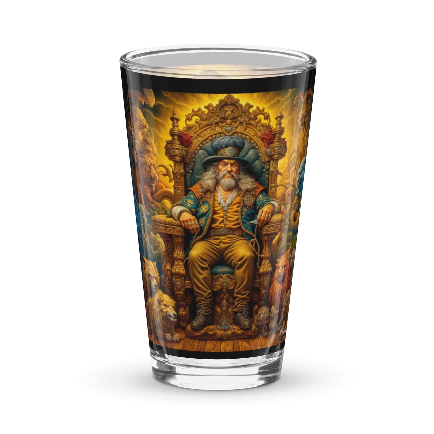 Shaker pint glass