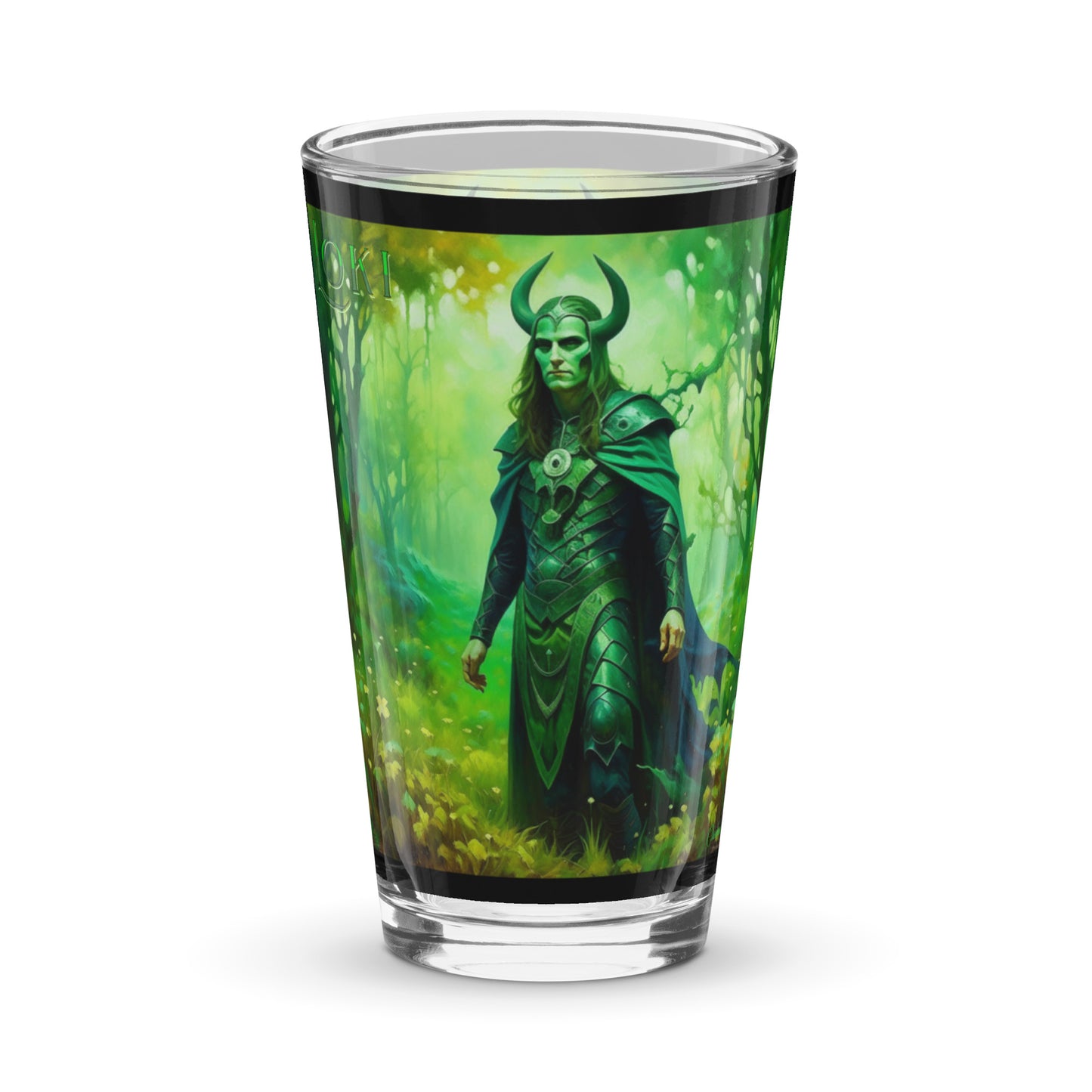 Shaker pint glass