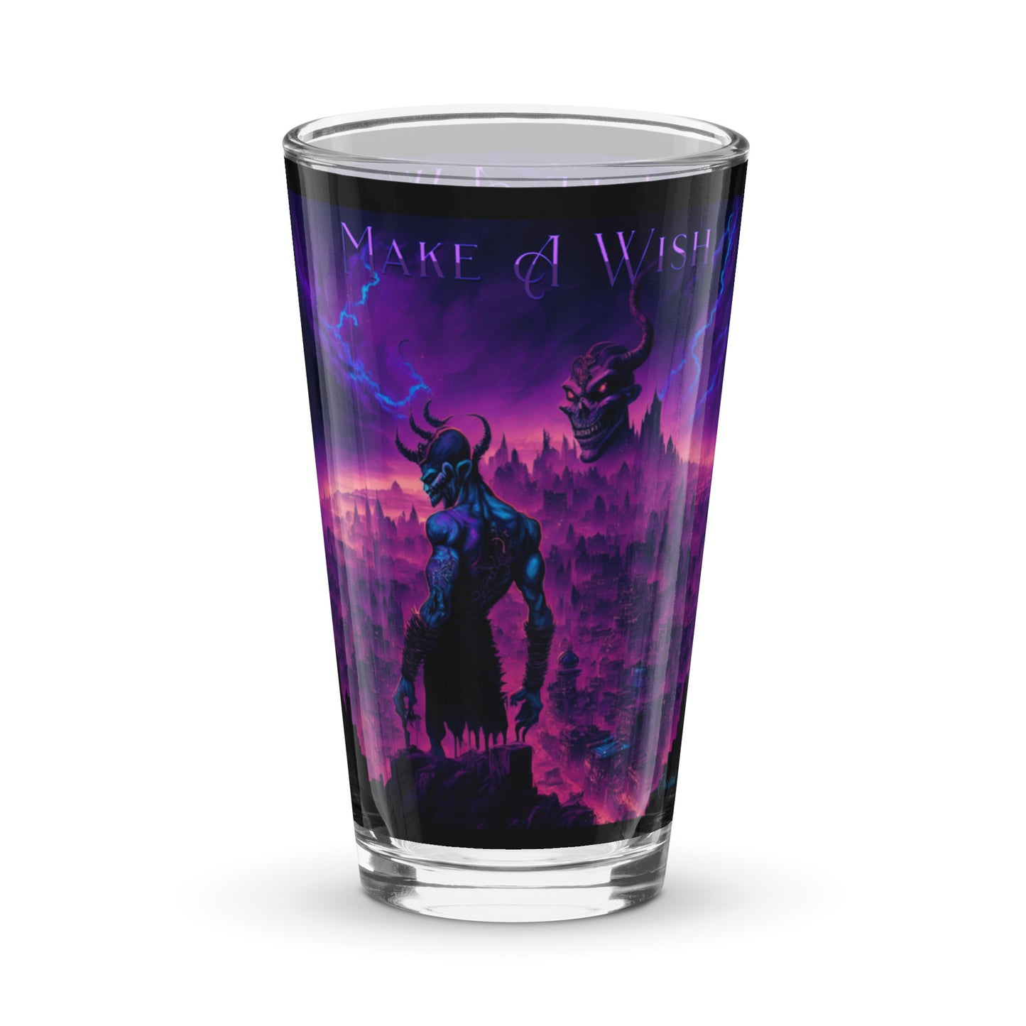 Shaker pint glass