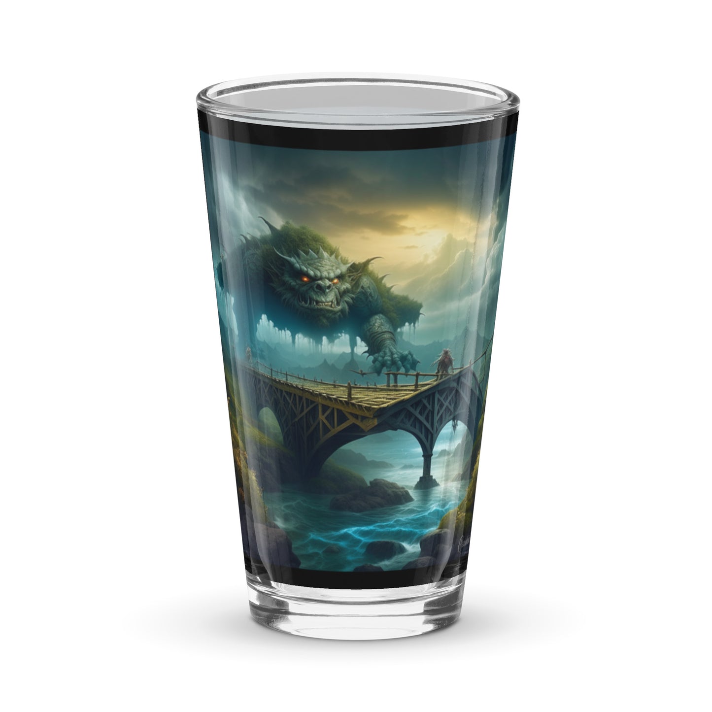 Shaker pint glass