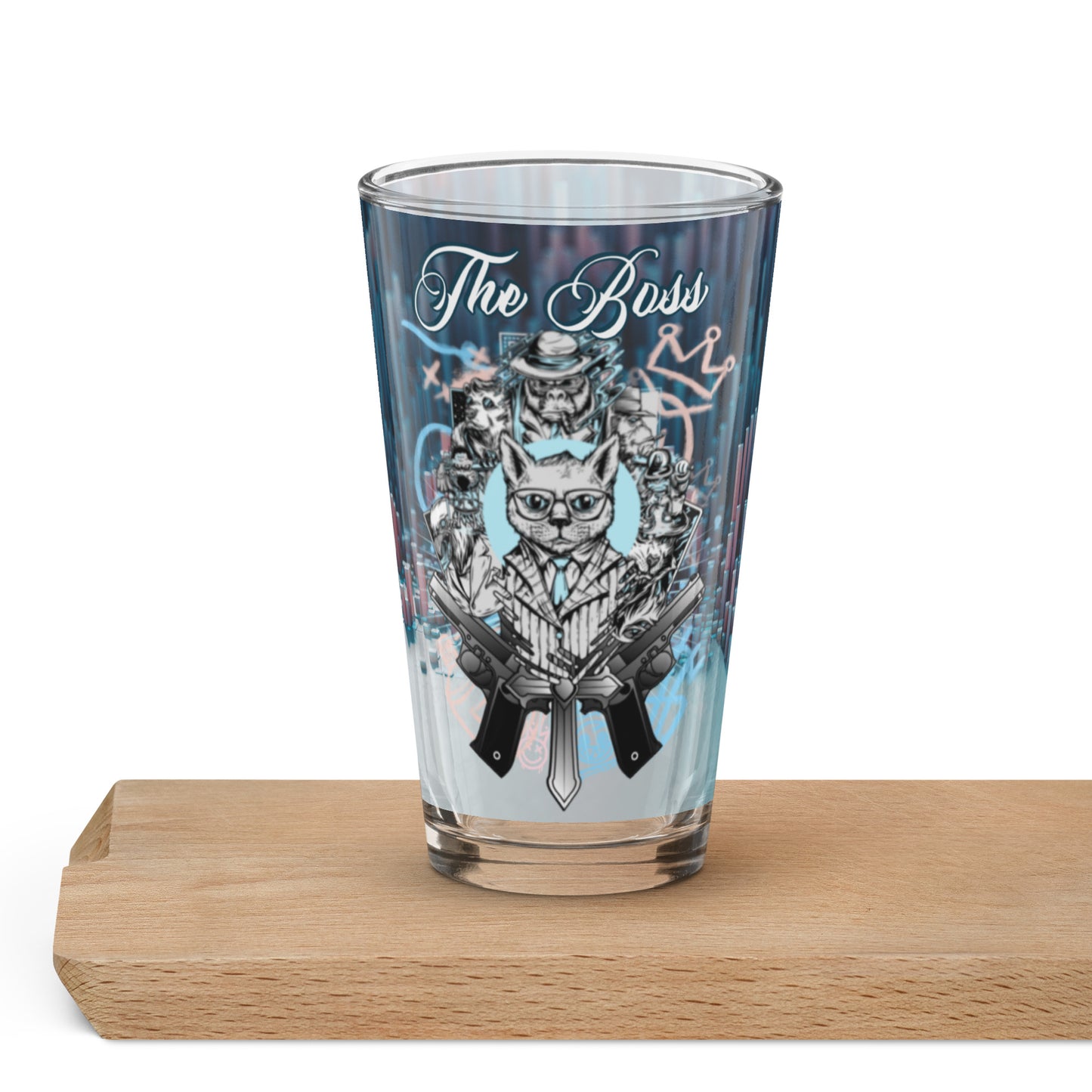 Shaker pint glass