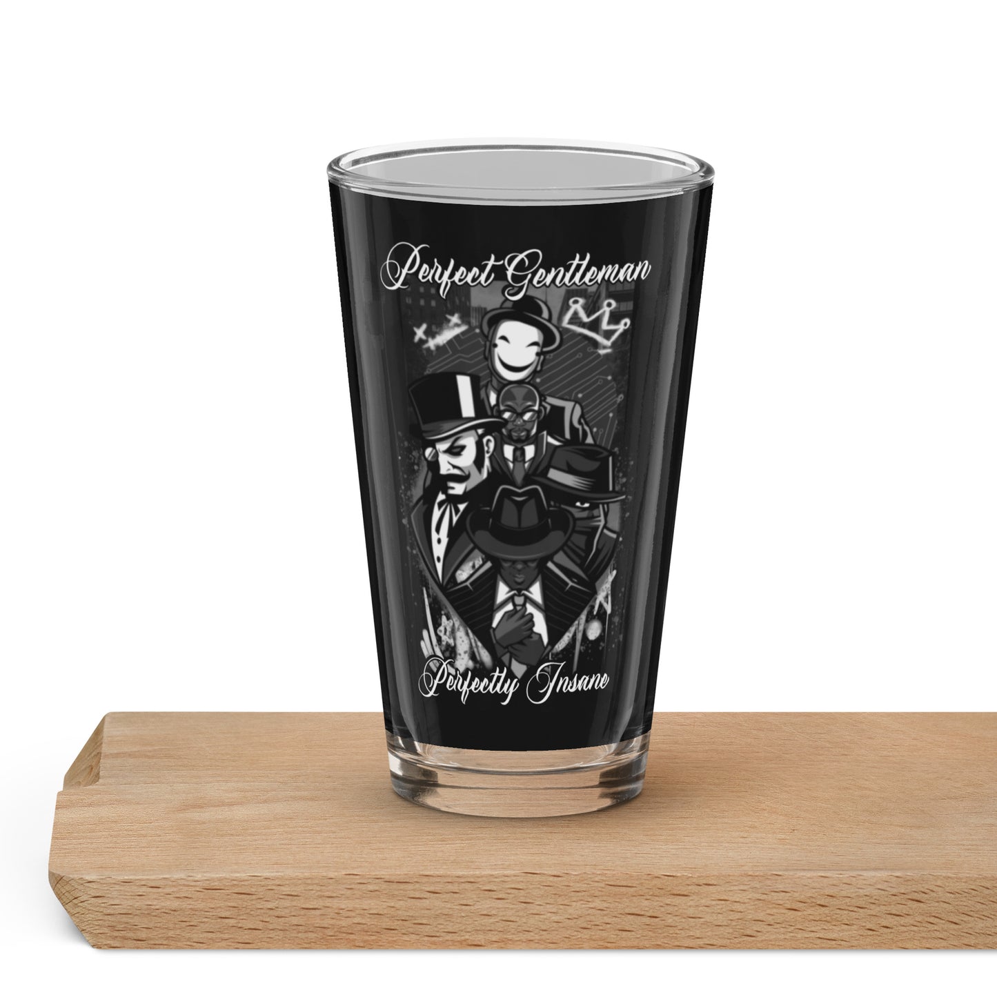 Shaker pint glass