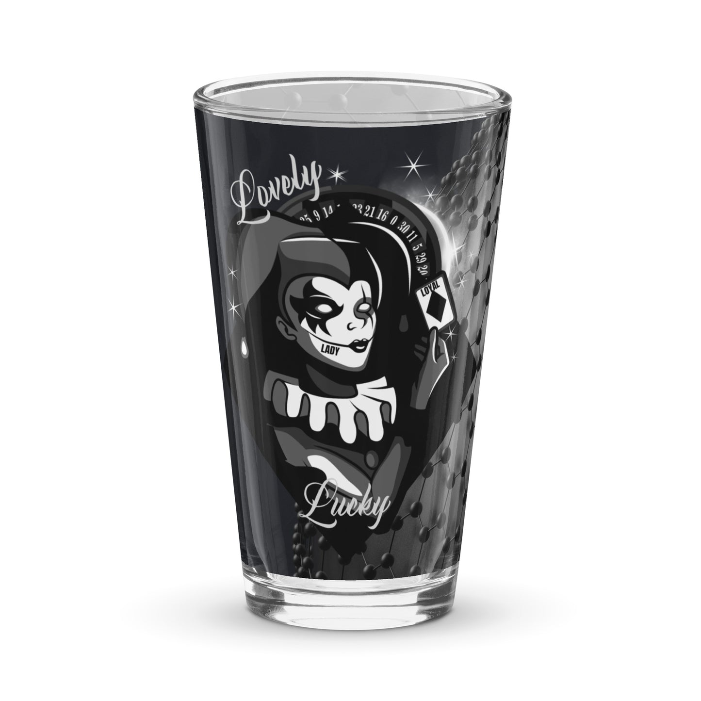 Shaker pint glass