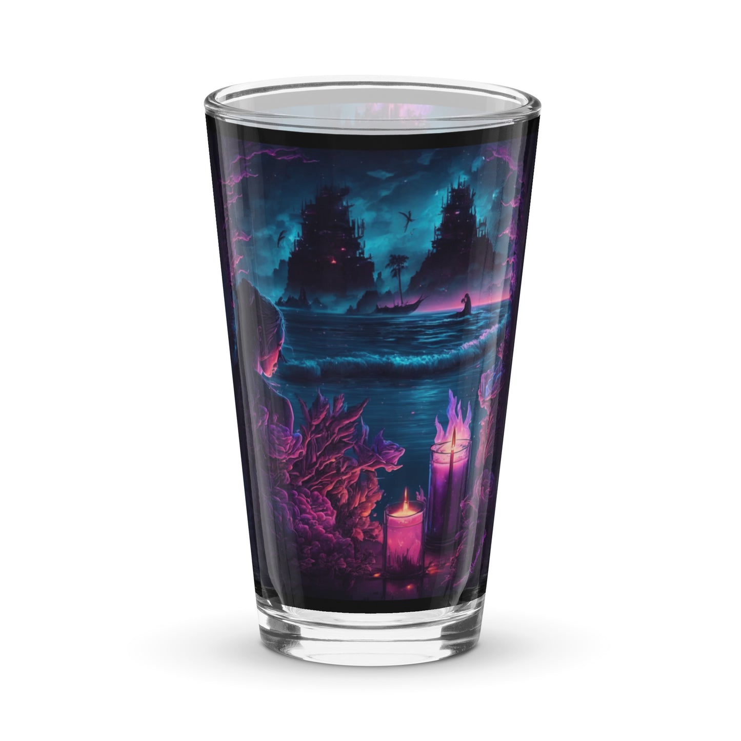 Shaker pint glass