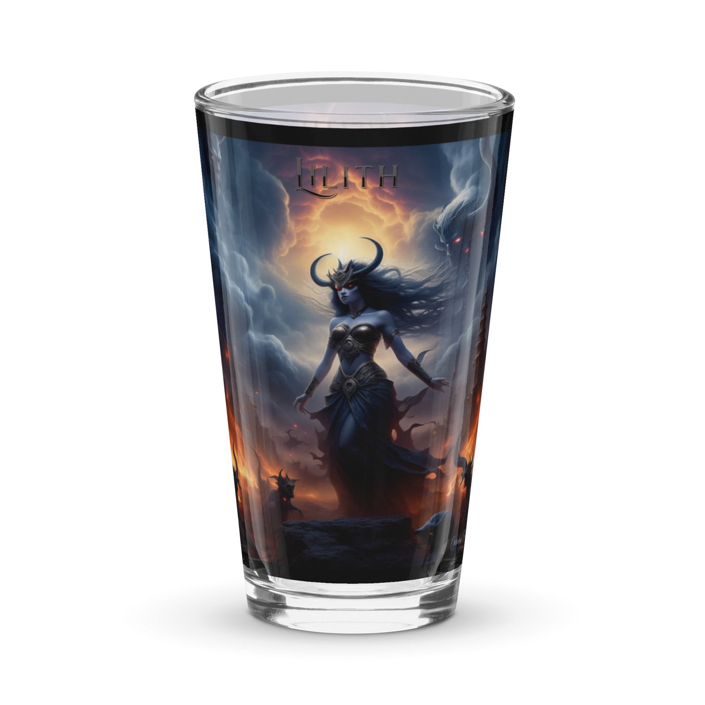 Shaker pint glass