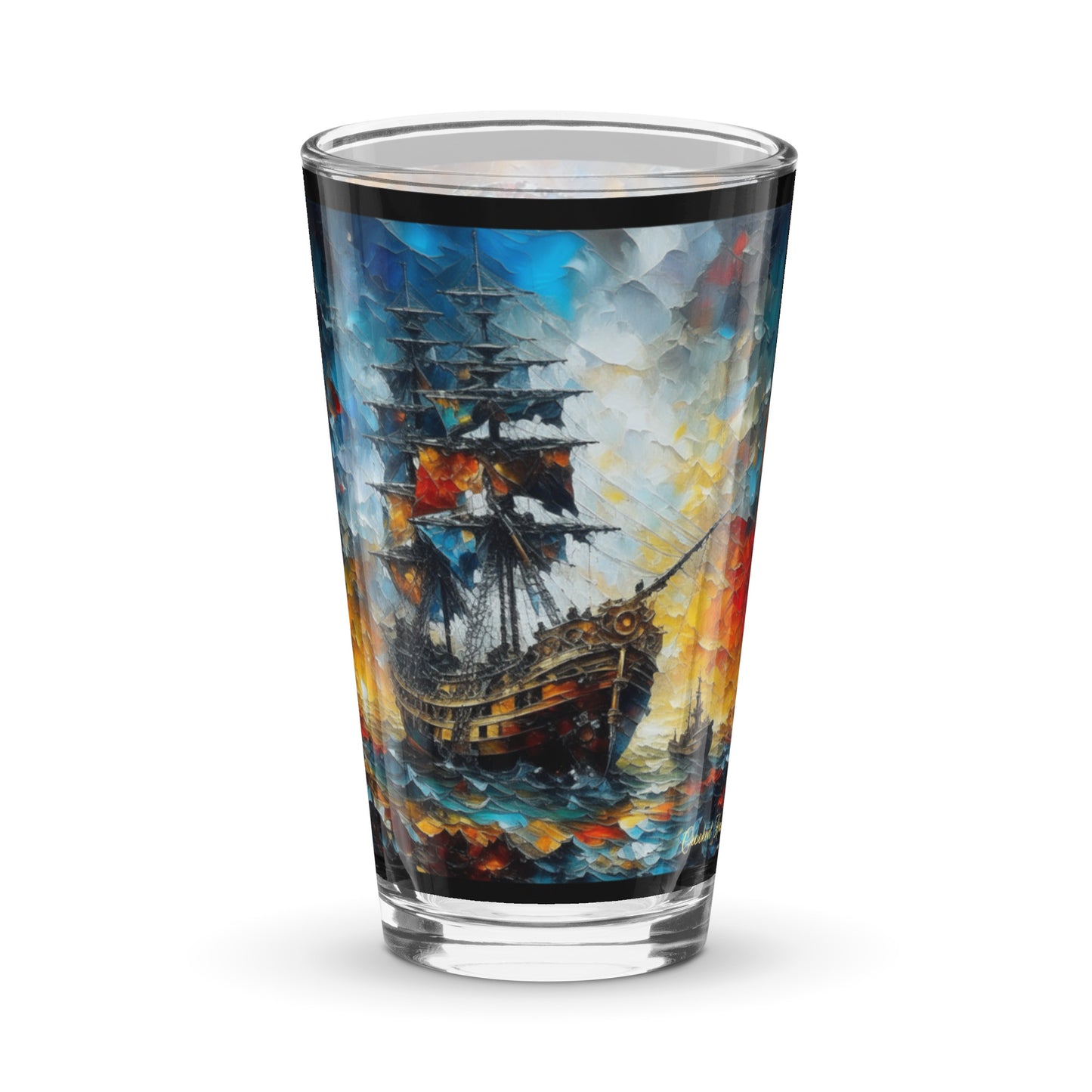 Shaker pint glass