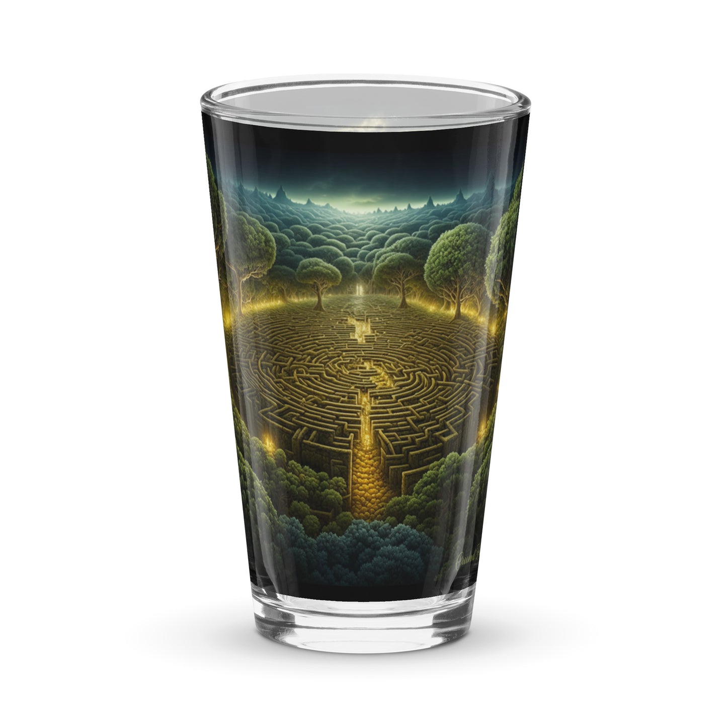 Shaker pint glass
