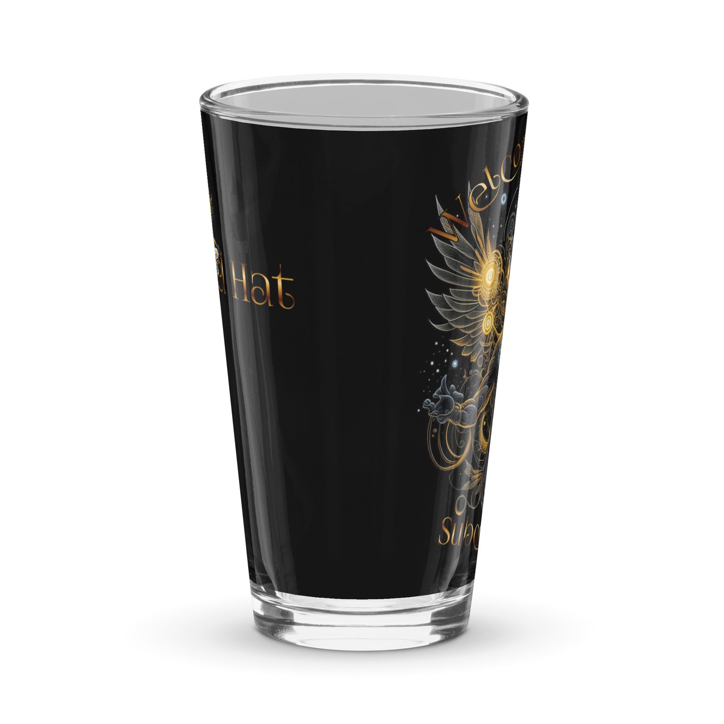 Shaker pint glass