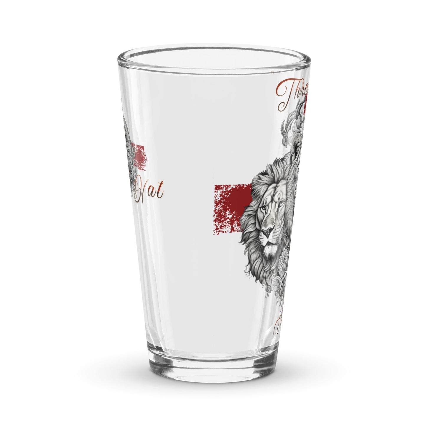 Shaker pint glass