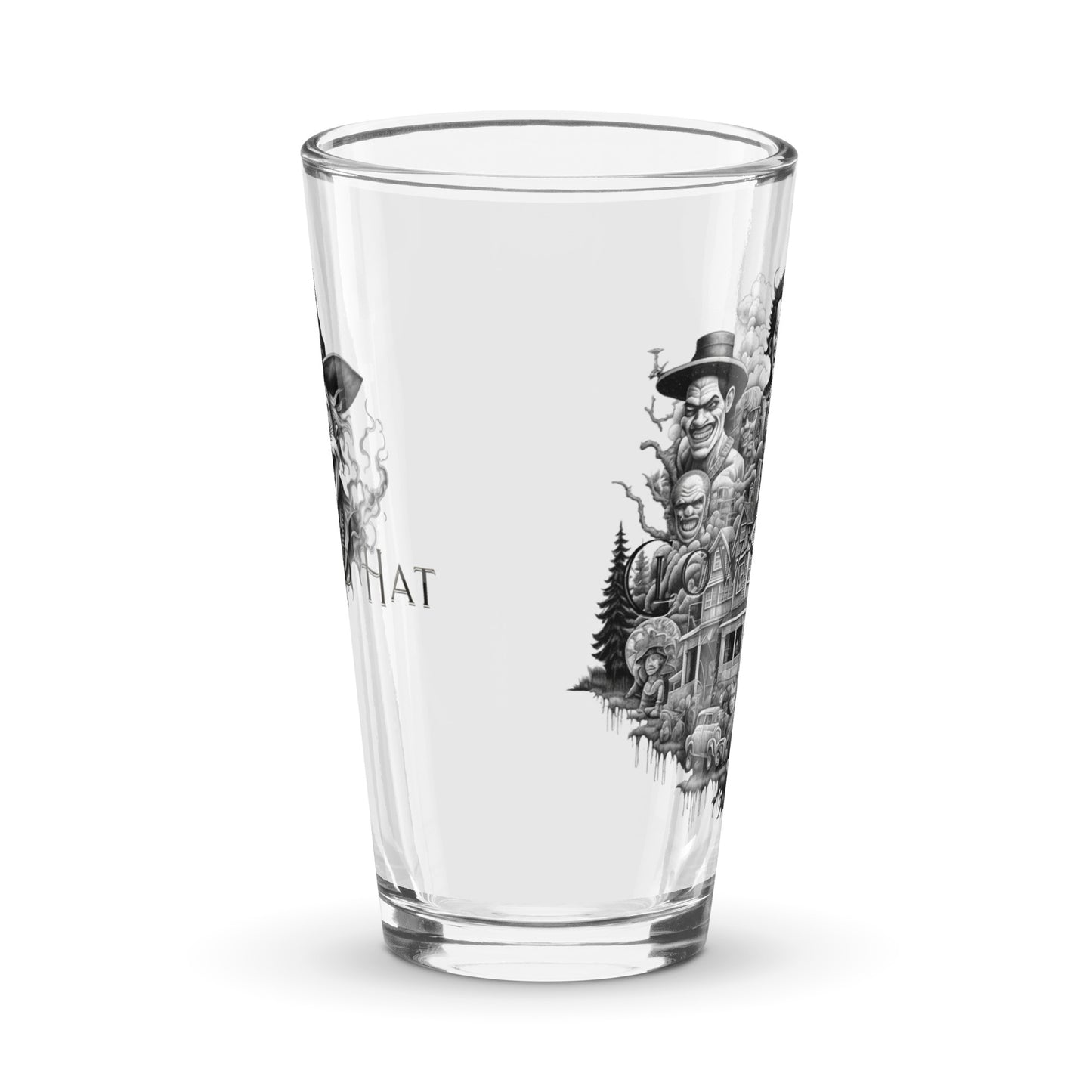 Shaker pint glass