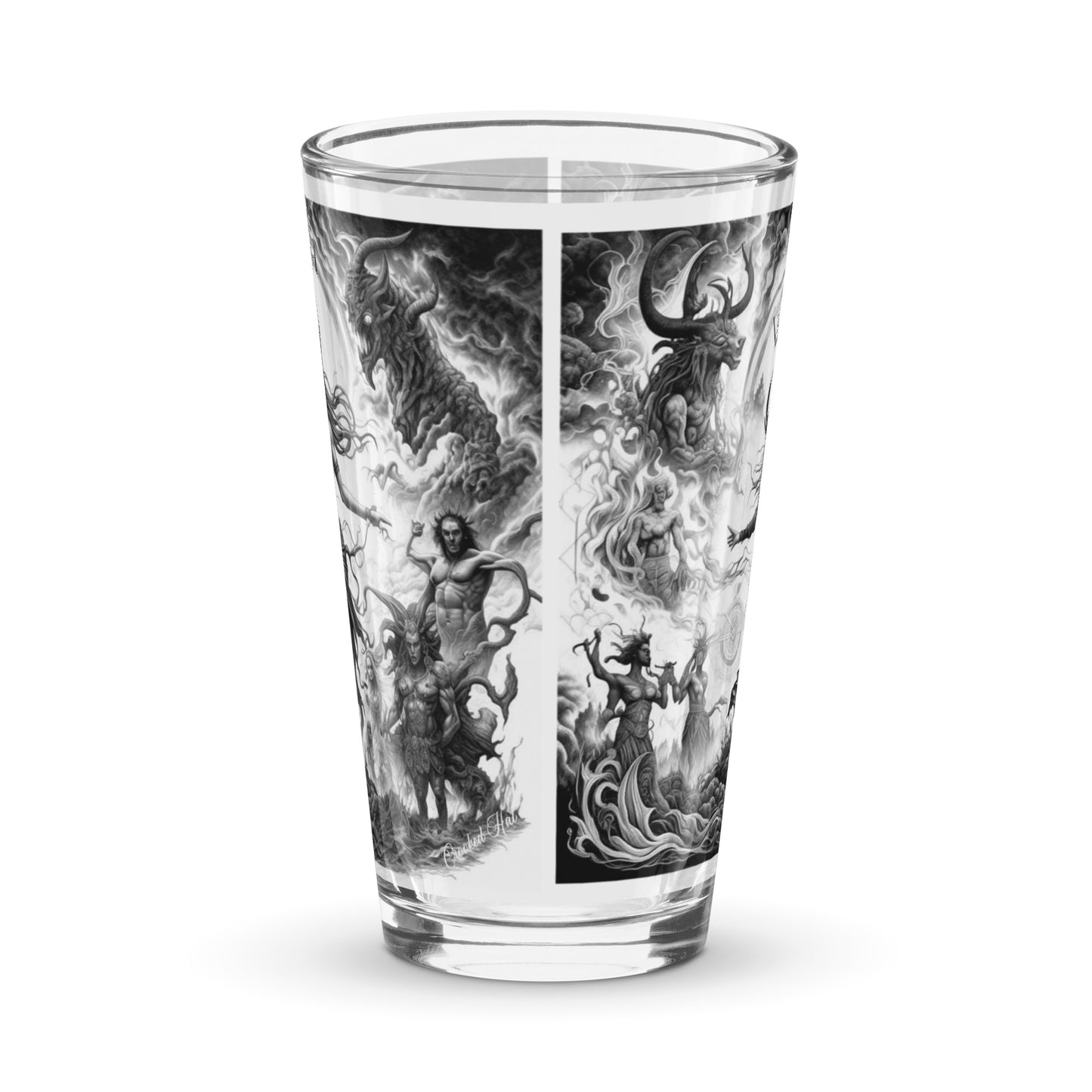 Shaker pint glass