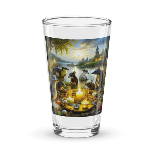 Shaker pint glass
