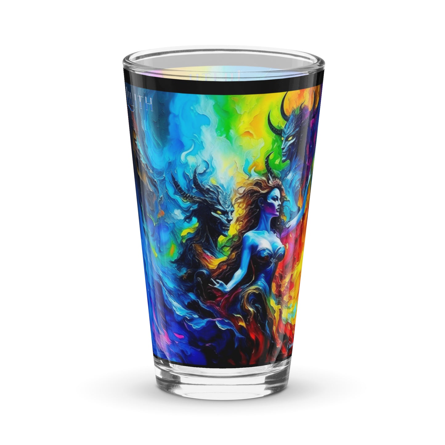 Shaker pint glass