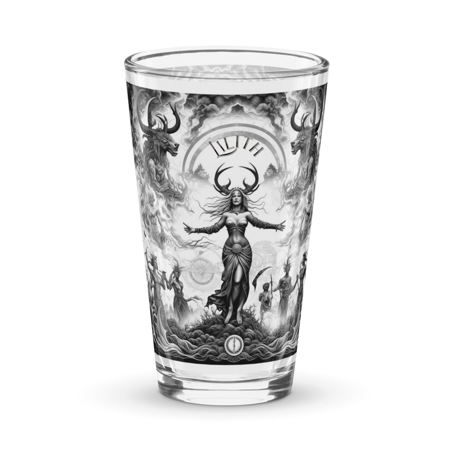 Shaker pint glass