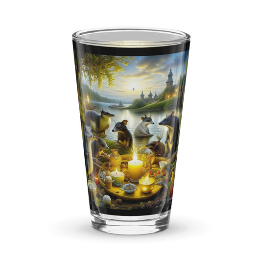 Shaker pint glass