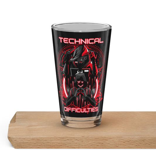 Shaker pint glass