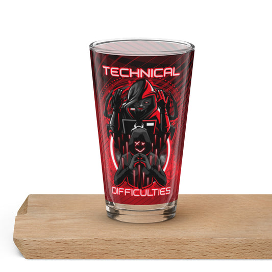 Shaker pint glass