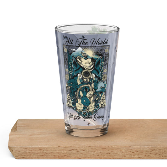 Shaker pint glass