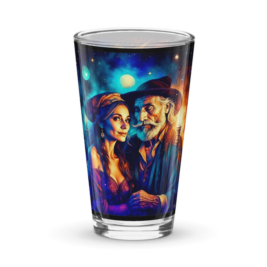 Shaker pint glass