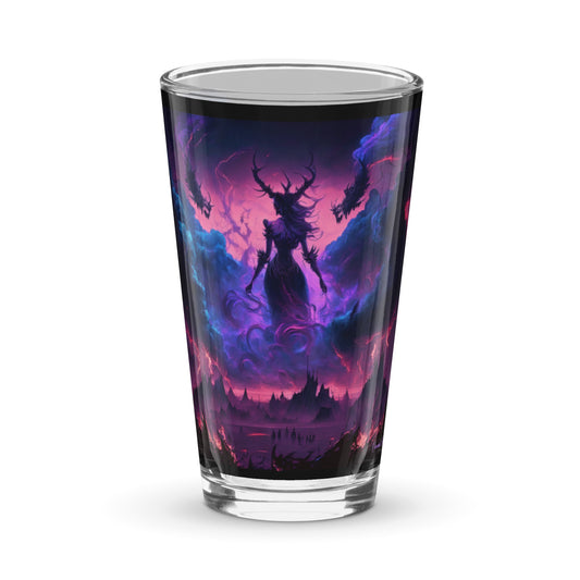 Shaker pint glass