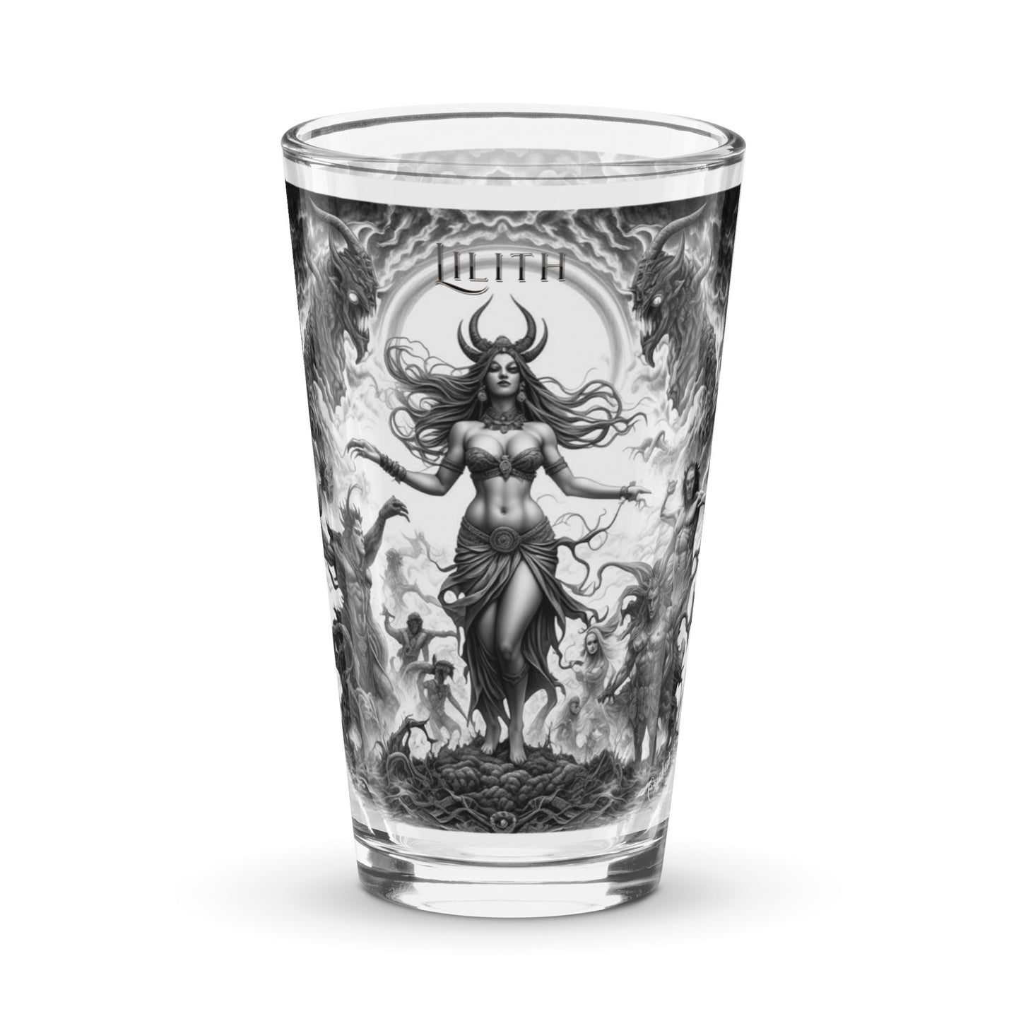 Shaker pint glass