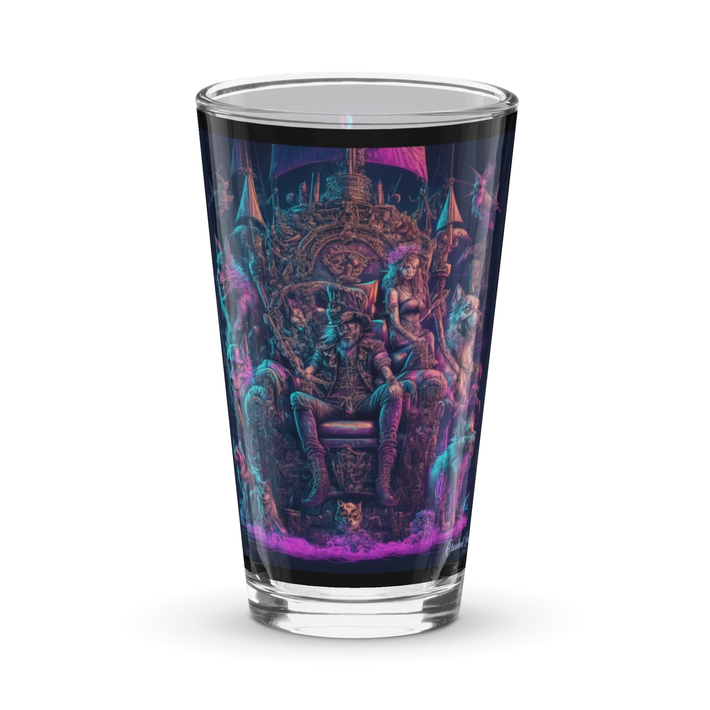 Shaker pint glass