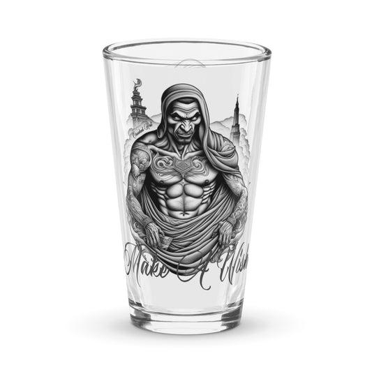 Shaker pint glass