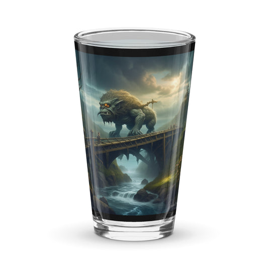 Shaker pint glass