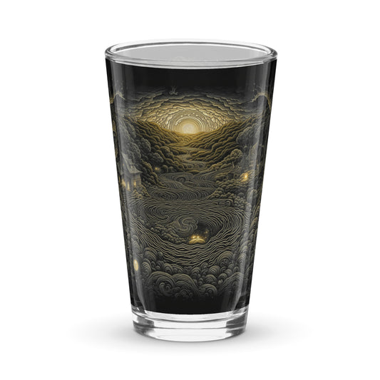 Shaker pint glass