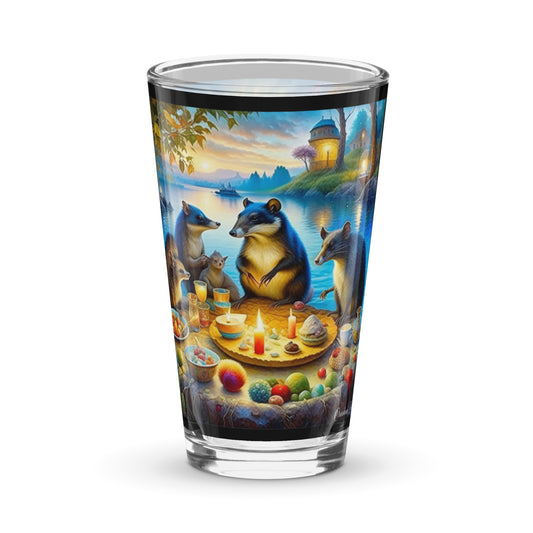 Shaker pint glass